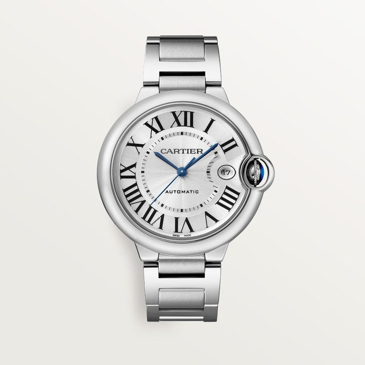 Cartier Ballon Bleu de Cartier Silvered guilloché dial 40 mm