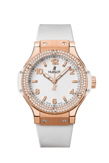 Hublot Big Bang, Gold White Diamanten, 38 mm