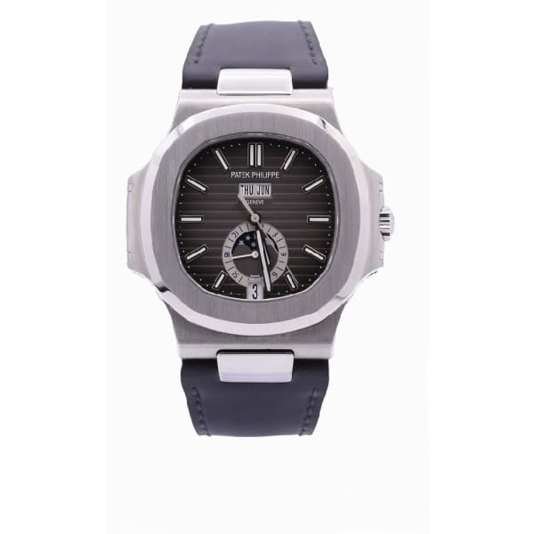 Patek Philippe Nautilus, 40.5mm, Edelstahl, Schwarzes Zifferblatt, 5726A-001