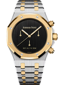 Audemars Piguet Royal Oak Schwarzes Zifferblatt Edelstahl -Bracelet
