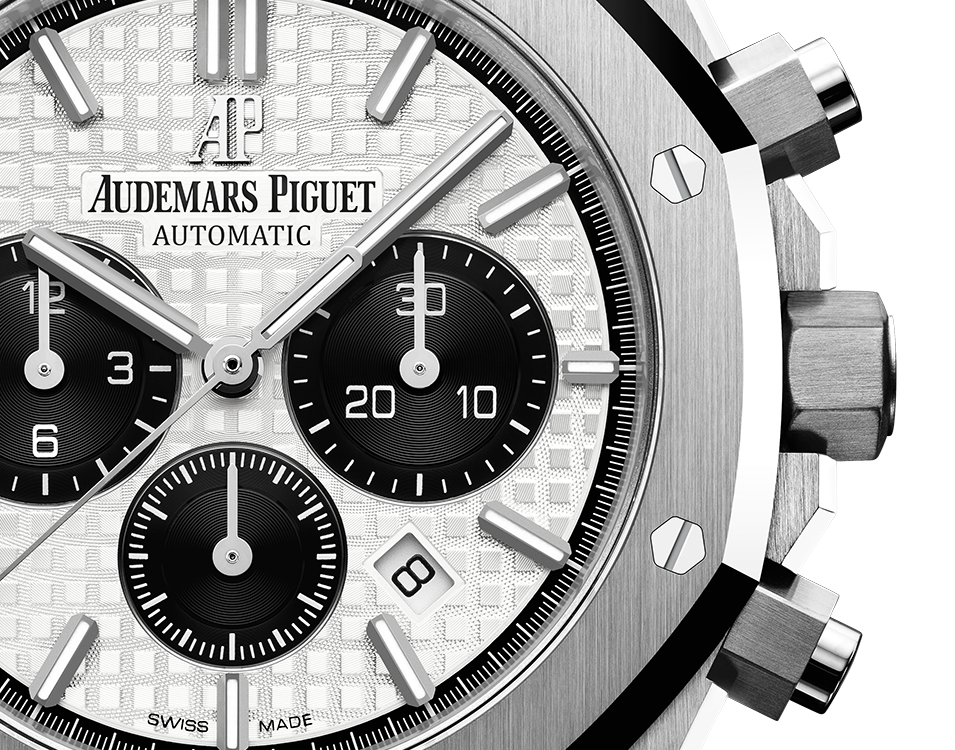 Audemars Piguet ROYAL OAK PANDA Weißes Zifferblatt CHRONOGRAPH 41mm