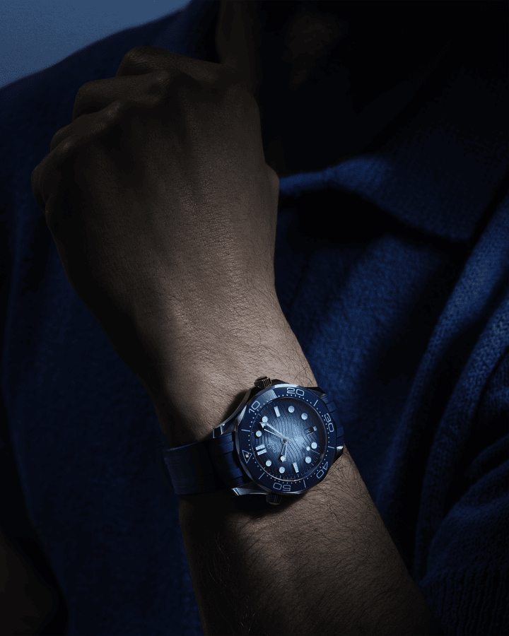 Omega Seamaster Series 300m diving 42mm, Edelstahl case with Kautschukarmband