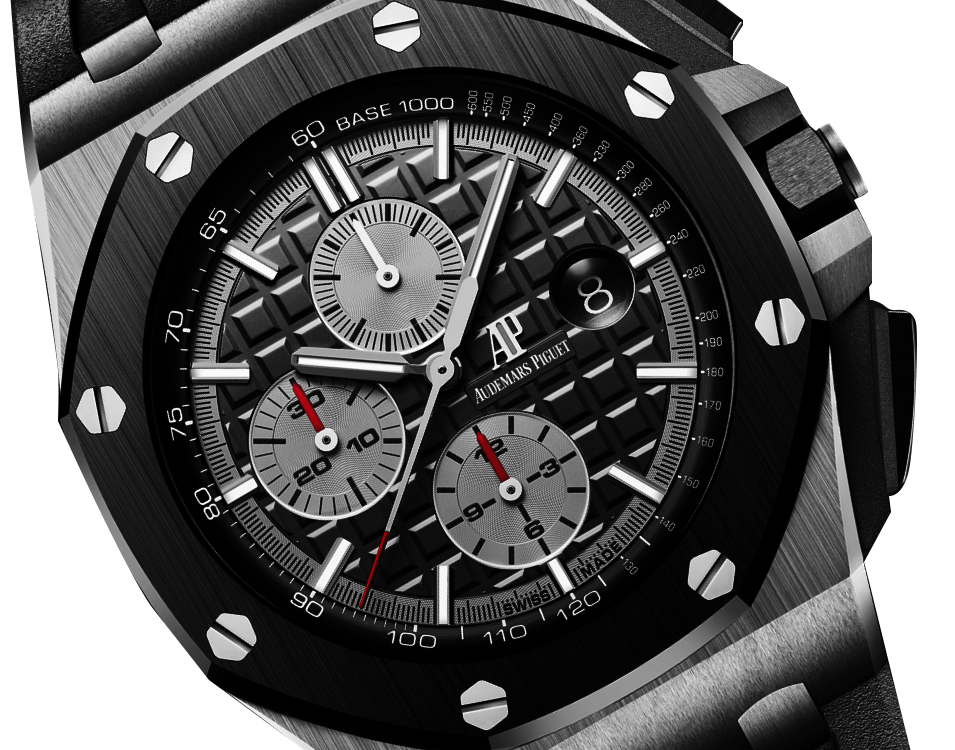 Audemars Piguet OFFSHORE Schwarzes Zifferblatt CHRONOGRAPH 44mm