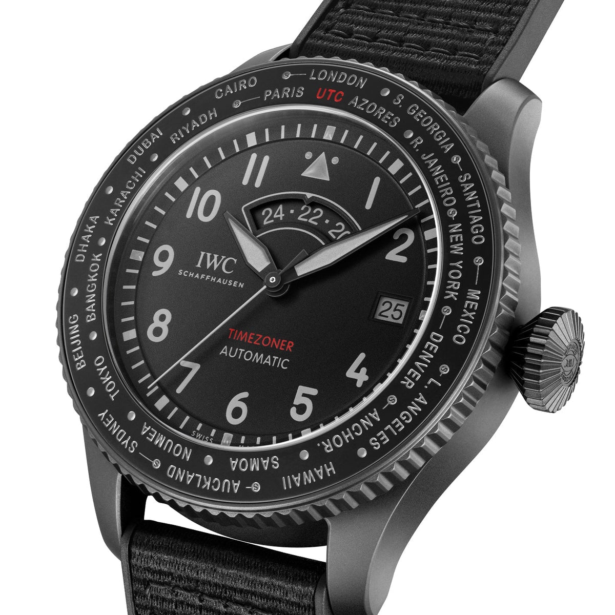 IWC Pilot's Timezoner TOP GUN Ceratanium
