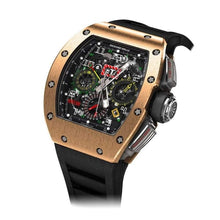 Richard Mille ��ヰ���Best selling specials��ヰ���-RICHARD MILLE Automatic Flyback Chronograph Dual Time Zone Roségold