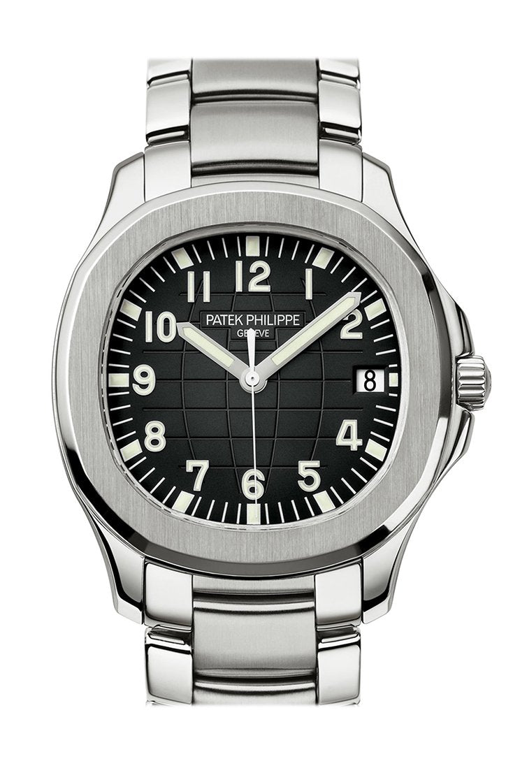 Patek Philippe Aquanaut Automatic Schwarzes Zifferblatt Edelstahl
