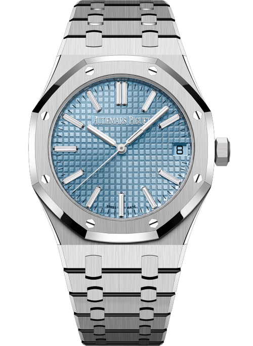 Audemars Piguet ROYAL OAK Light Blaues Zifferblatt 41mm