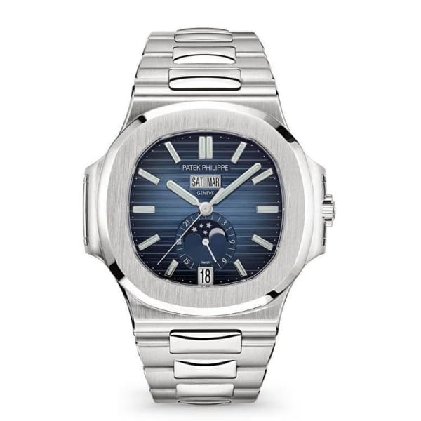 Patek Philippe Nautilus Edelstahl with Black Gradated dial