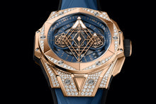 Hublot Big Bang SANG BLEU II KING GOLD BLUE PAVÉ