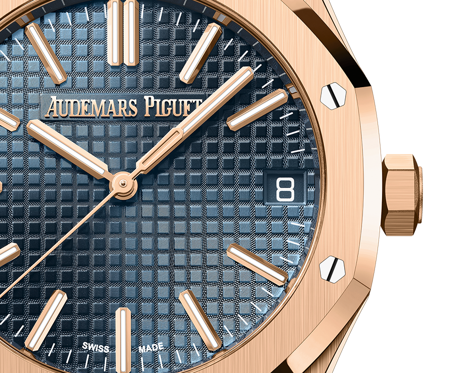 Audemars Piguet ROYAL OAK Pink Gold “Bleu nuit nuage 50” Dial 41mm