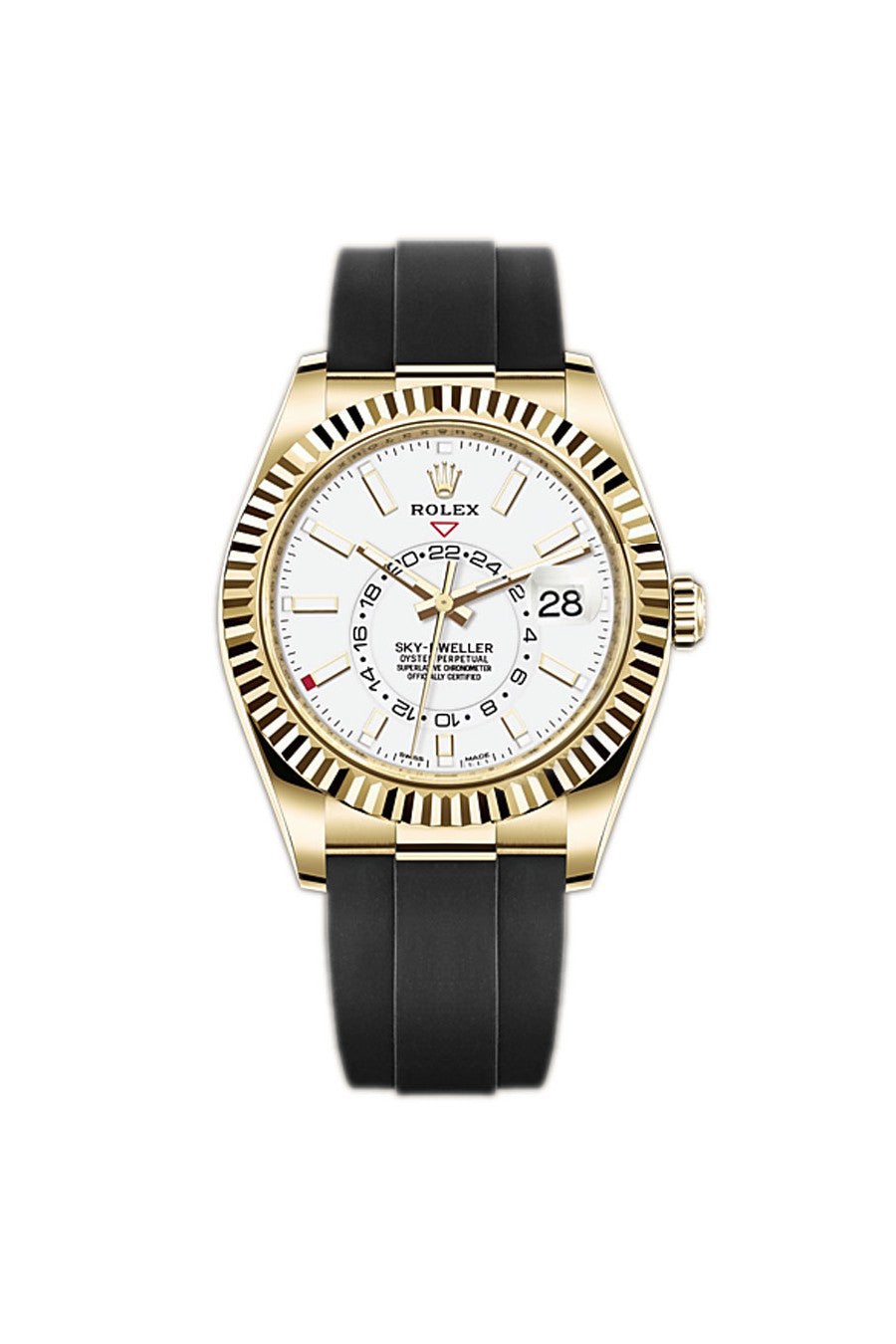 Rolex Sky-Dweller 18k Gelbgold Men's Luxury -0009