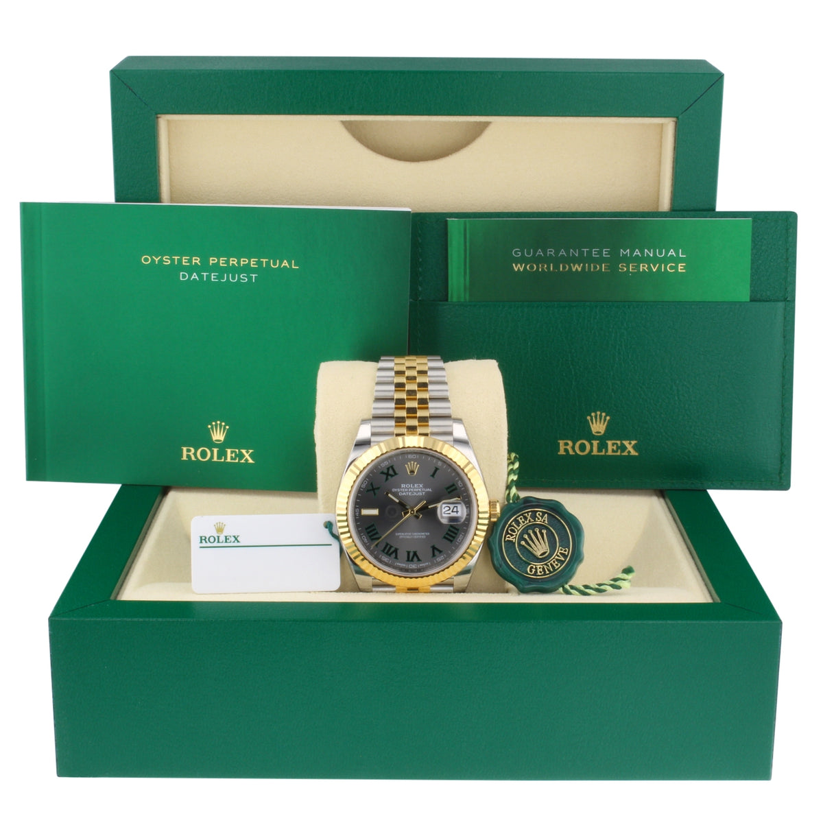 Rolex Datejust 41 horloge: Oystersteel-staal en Geelgoud