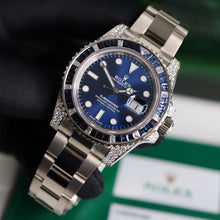 Rolex Submariner Date 18K Weißgold Diamanten SABR