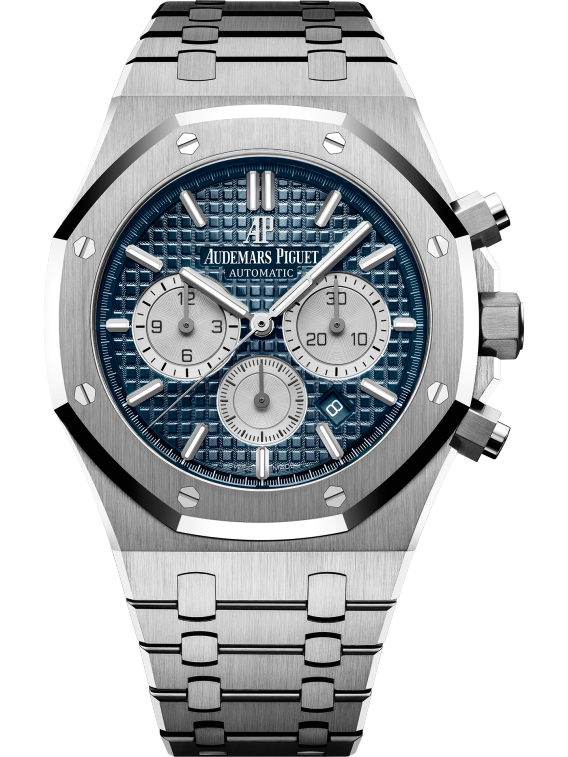 Audemars Piguet ROYAL OAK Blaues Zifferblatt CHRONOGRAPH 41mm