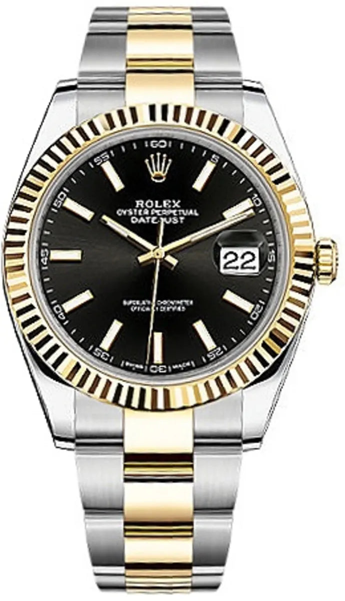 Rolex Datejust 41 Schwarzes Zifferblatt