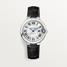Cartier Ballon Bleu de Cartier Silver guilloché opaline dial 33 mm