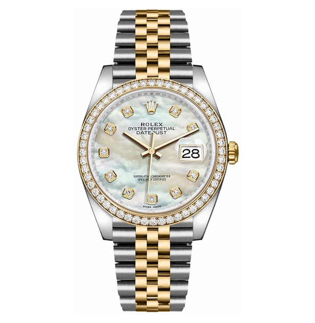Rolex Datejust 36 Mother of Pearl Diamanten -0018