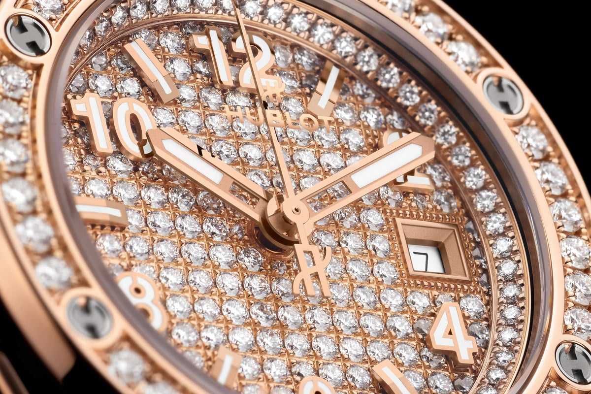 Hublot Big Bang ONE CLICK KING GOLD FULL PAVÉ