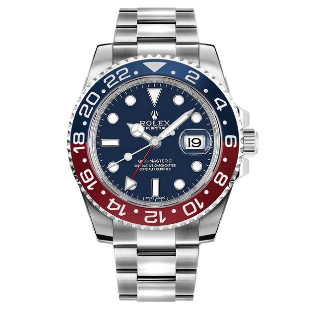 Rolex GMT-Master II Pepsi Blaues Zifferblatt -0003