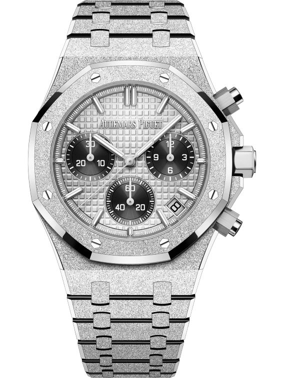 Audemars Piguet ROYAL OAK FROSTED CHRONOGRAPH Grey Dial 41 mm