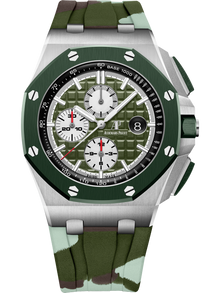 Audemars Piguet OFFSHORE Khaki Green Camouflage Dial CHRONOGRAPH 44mm