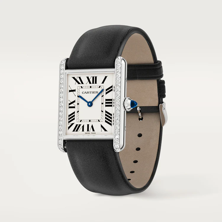 Cartier TANK MUST LARGE MODEL Diamanten 33.7mm