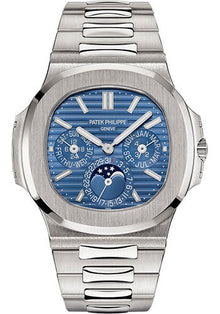 Patek Philippe Nautilus Perpetual Calendar , 18k Weißgold, 40mm