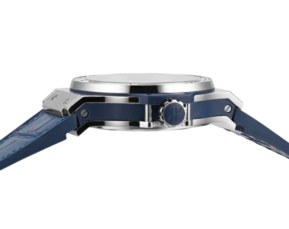 Hublot Big Bang, Edelstahl Blue Diamanten, 38 mm