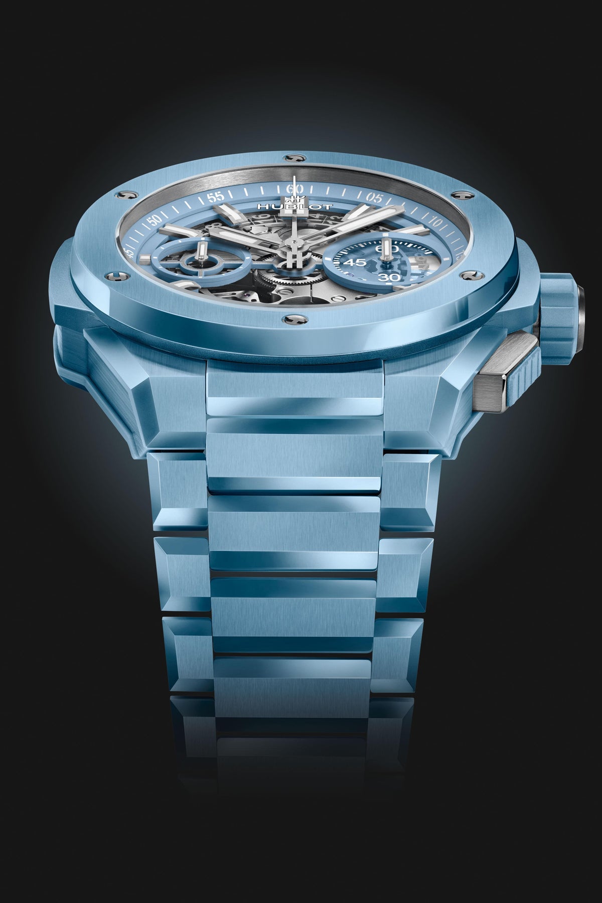 Hublot Big Bang INTEGRATED SKY BLUE Keramik
