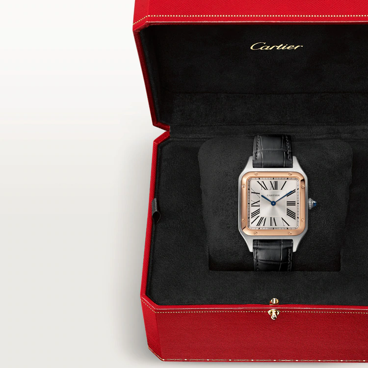 Cartier SANTOS-DUMONT Roségold Mix 43.5mm