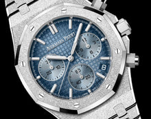 Audemars Piguet ROYAL OAK FROSTED CHRONOGRAPH Blaues Zifferblatt 41mm