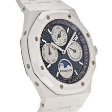 Audemars Piguet Royal Oak Perpetual Calendar White Keramik Blaues Zifferblatt