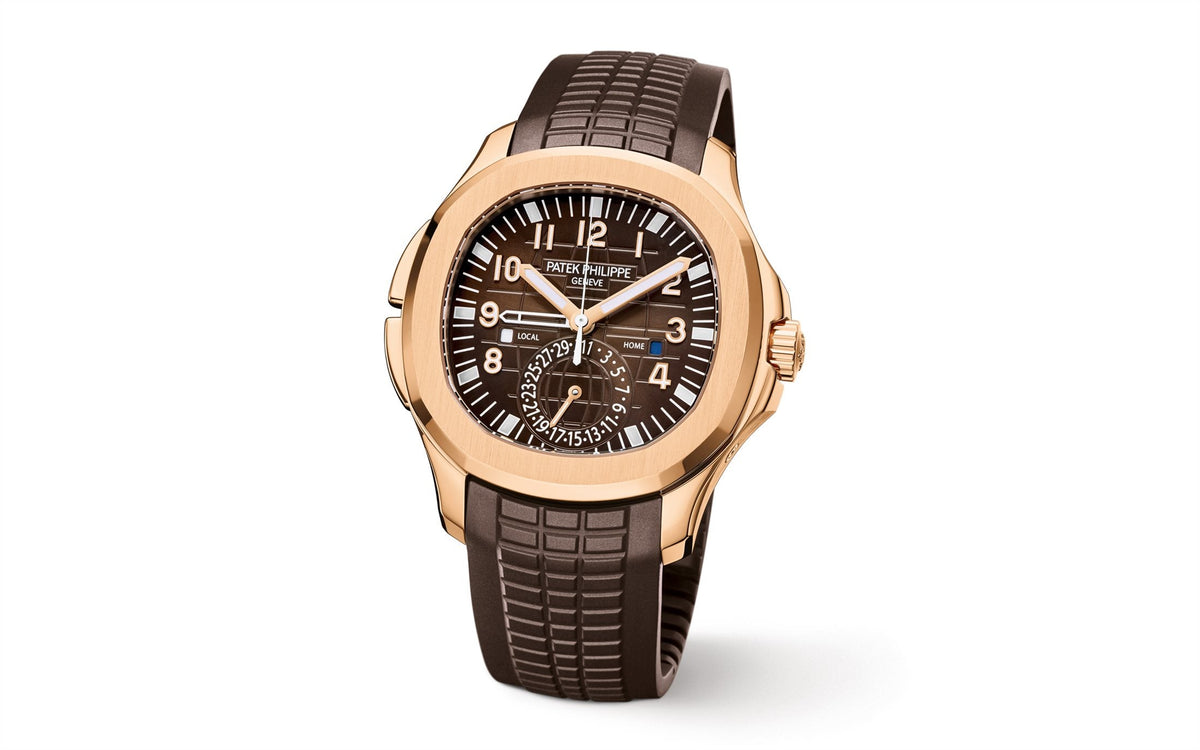 Patek Philippe Aquanaut Travel Time, 18k Roségold, 40,8mm