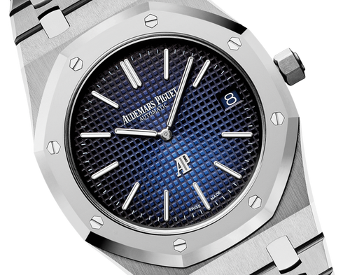 Audemars Piguet ROYAL OAK “JUMBO” Smoked Blaues Zifferblatt 39mm