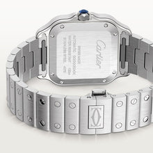 Cartier Santos de Cartier Medium model Graduated Blaues Zifferblatt 35.1 mm