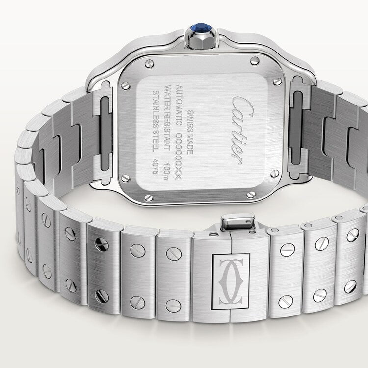 Cartier Santos de Cartier Medium model Graduated Blaues Zifferblatt 35.1 mm