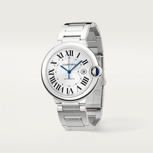Cartier Ballon Bleu de Cartier Silver guilloché dial 42 mm