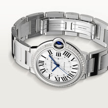 Cartier Ballon Bleu de Cartier Silver guilloché dial 36 mm