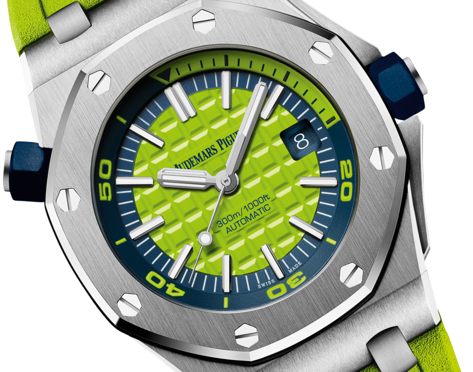 Audemars Piguet OFFSHORE DIVER Grünes Zifferblatt 42mm