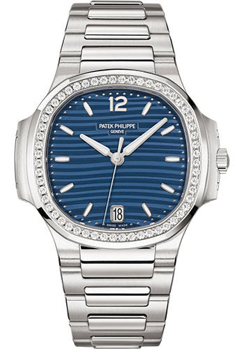 Patek Philippe Nautilus Ladies Automatic – 35.2 mm – Edelstahl – Blue Opaline Dial