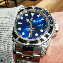 Rolex Submariner Date 18K Weißgold Diamanten SABR