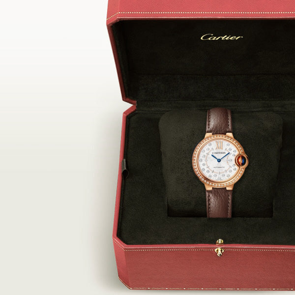 Cartier BALLON BLEU Diamanten Roségold 33mm