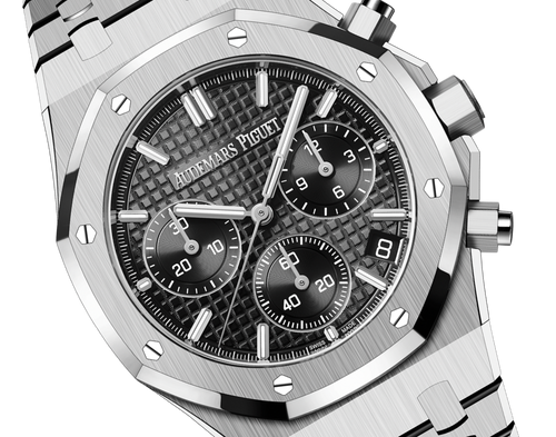 Audemars Piguet ROYAL OAK Schwarzes Zifferblatt CHRONOGRAPH 41mm