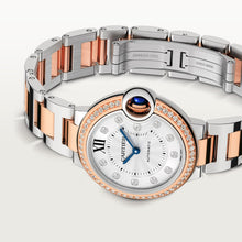 Cartier Ballon Bleu de Cartier silver guilloché dial 33 mm