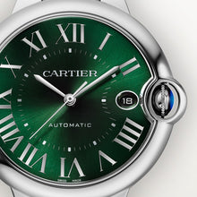 Cartier Ballon Bleu de Cartier Sunray brushed dark Grünes Zifferblatt 40 mm