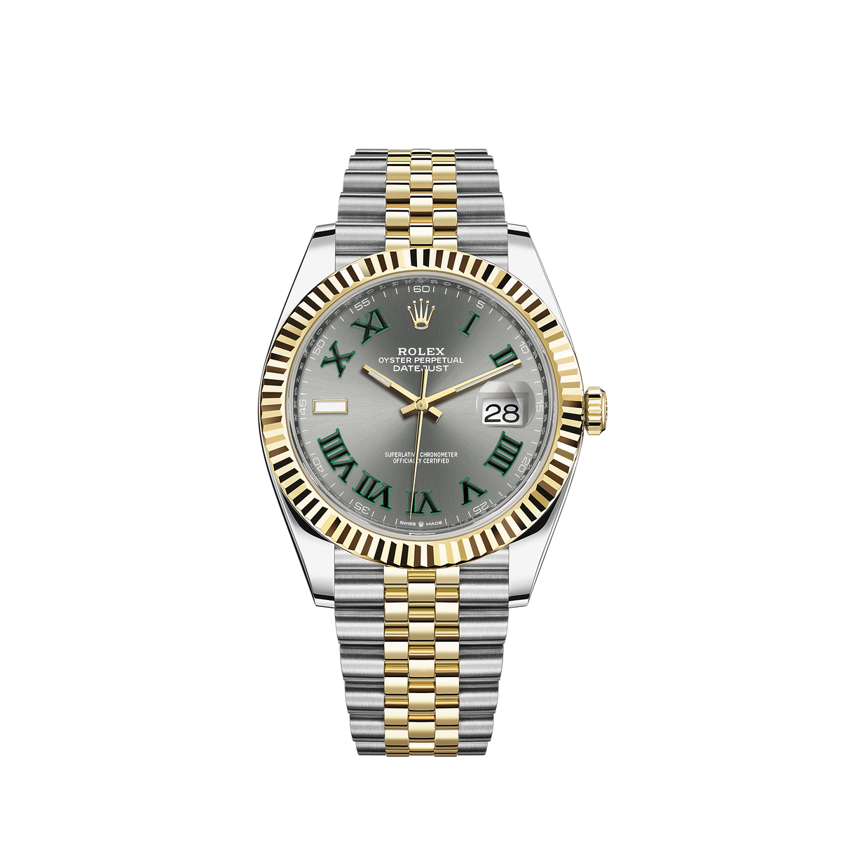 Rolex Datejust 41 horloge: Oystersteel-staal en Geelgoud