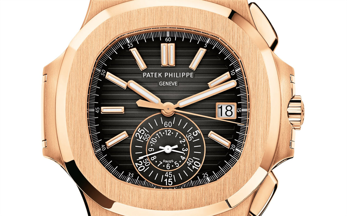 Patek Philippe Nautilus Flyback Chronograph, Date , 18k Roségold, 40,5 mm