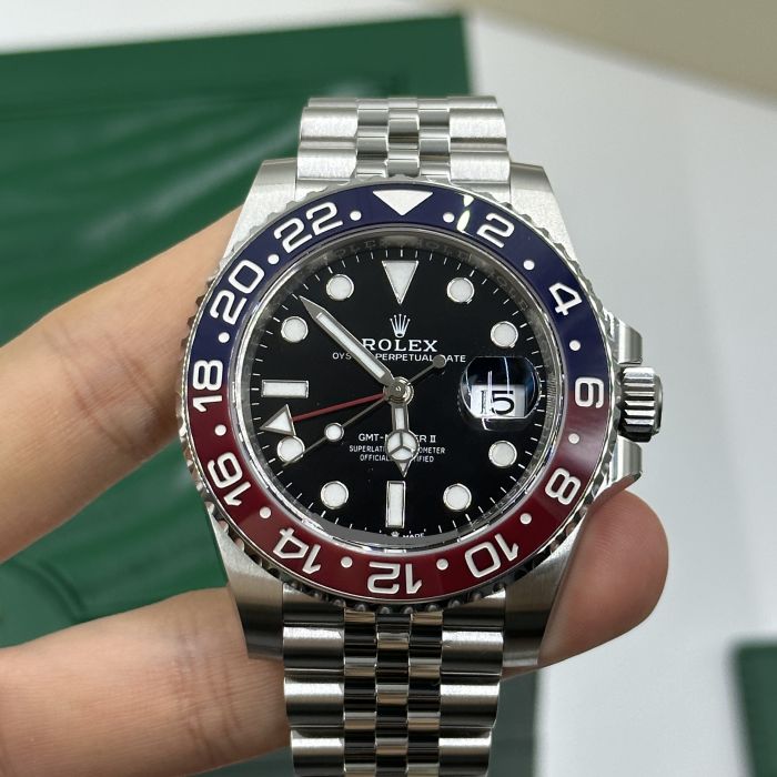 Rolex GMT Master ll Pepsi Bezel Jubilee Bracelet M126710BLRO-0001