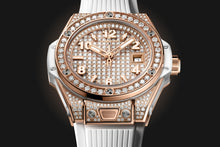 Hublot Big Bang ONE CLICK KING GOLD WHITE FULL PAVÉ