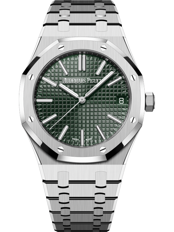Audemars Piguet ROYAL OAK Khaki Grünes Zifferblatt 41mm